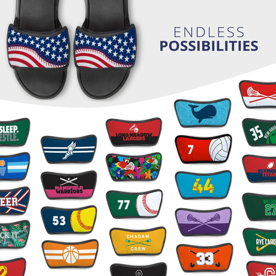 Baseball Repwell® Sandal Straps - American Flag Ball 5 Baseball Repwell® Sandal Straps - American Flag Ball - Image 5