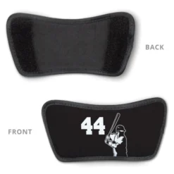 Baseball Repwell® Slide Sandals - Batter With Number 9 Baseball Repwell® Slide Sandals - Batter With Number -Sport Play Mode bs 02673 BLACKWHITE DETAIL