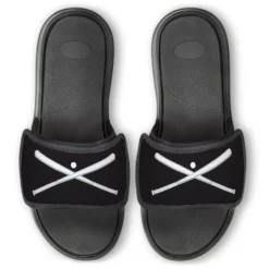 Baseball Repwell® Slide Sandals - Crossed Bats With Ball