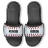 Baseball Repwell® Slide Sandals - Personalized Baseball Stitches