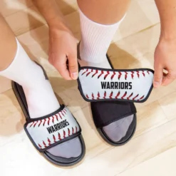 Baseball Repwell® Sandal Straps - Personalized Baseball Stitches -Sport Play Mode bs 02676 STRAPS LIFESTYLE