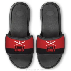 Baseball Repwell® Sandal Straps - Team Name Colorblock 8 Baseball Repwell® Sandal Straps - Team Name Colorblock -Sport Play Mode bs 02677 STRAPS REDBLACK EXAMPLE