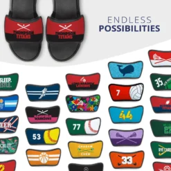 Baseball Repwell® Sandal Straps - Team Name Colorblock 11 Baseball Repwell® Sandal Straps - Team Name Colorblock -Sport Play Mode bs 02677 STRAPS REDBLACK MULTI