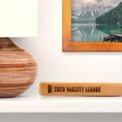 Engraved Mini Baseball Bat - Logo With Text (Bold) 5 Engraved Mini Baseball Bat - Logo With Text (Bold) -Sport Play Mode bs 02726 SHELF