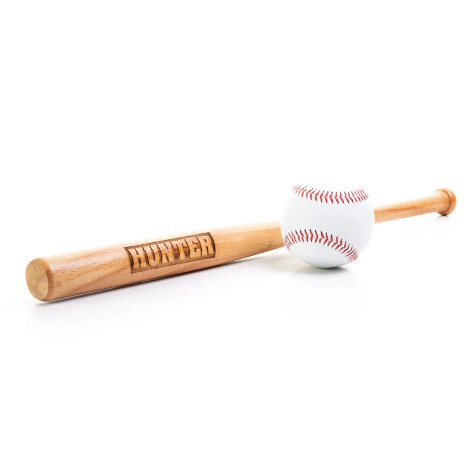 Engraved Mini Baseball Bat - Your Name 1 Engraved Mini Baseball Bat - Your Name