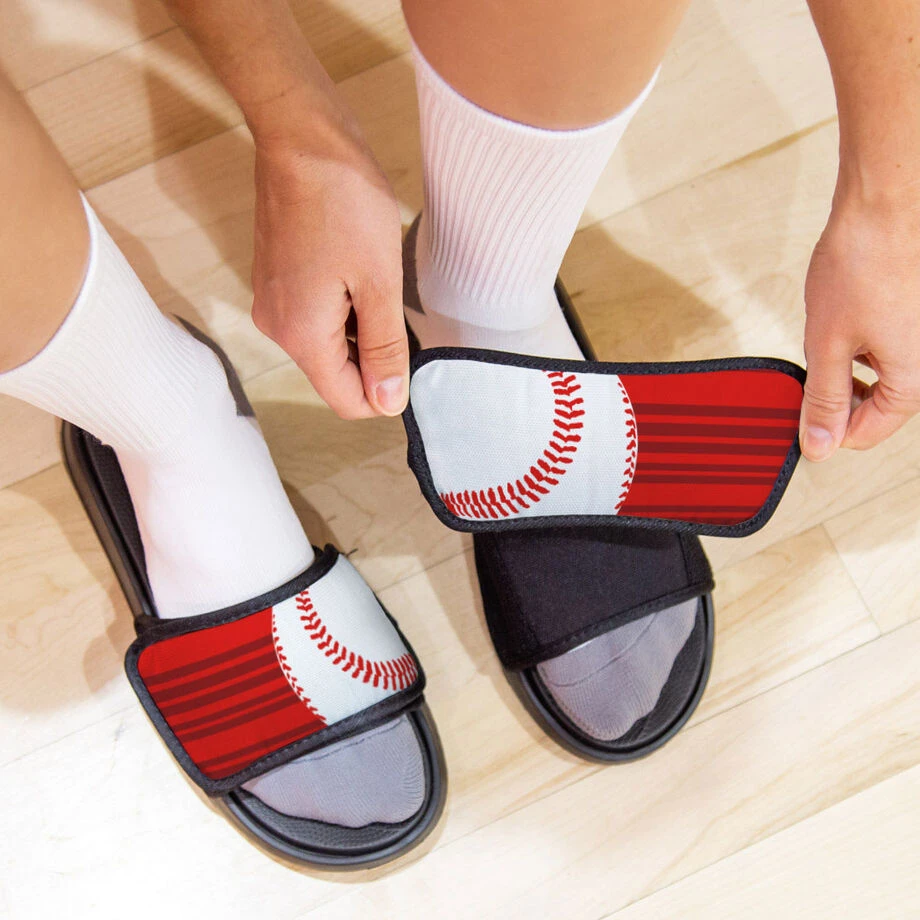 Baseball Repwell® Sandal Straps - Ball Reflected 3 Baseball Repwell® Sandal Straps - Ball Reflected - Image 3