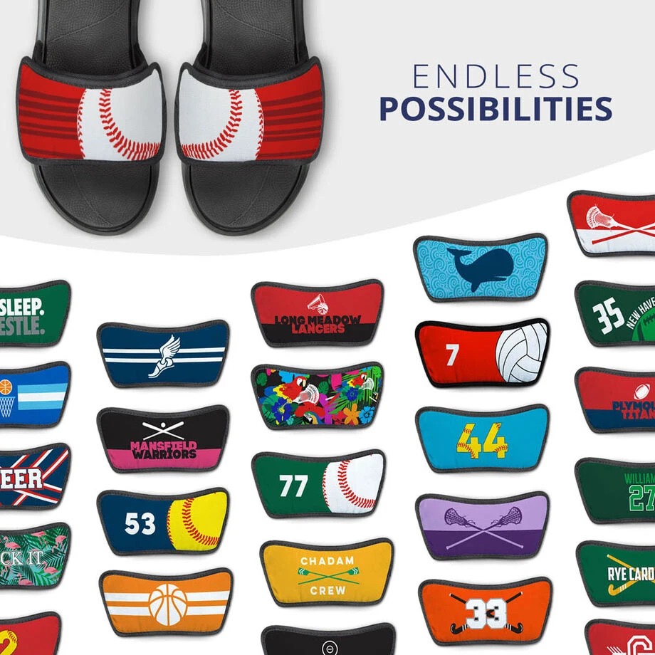 Baseball Repwell® Sandal Straps - Ball Reflected 5 Baseball Repwell® Sandal Straps - Ball Reflected - Image 5