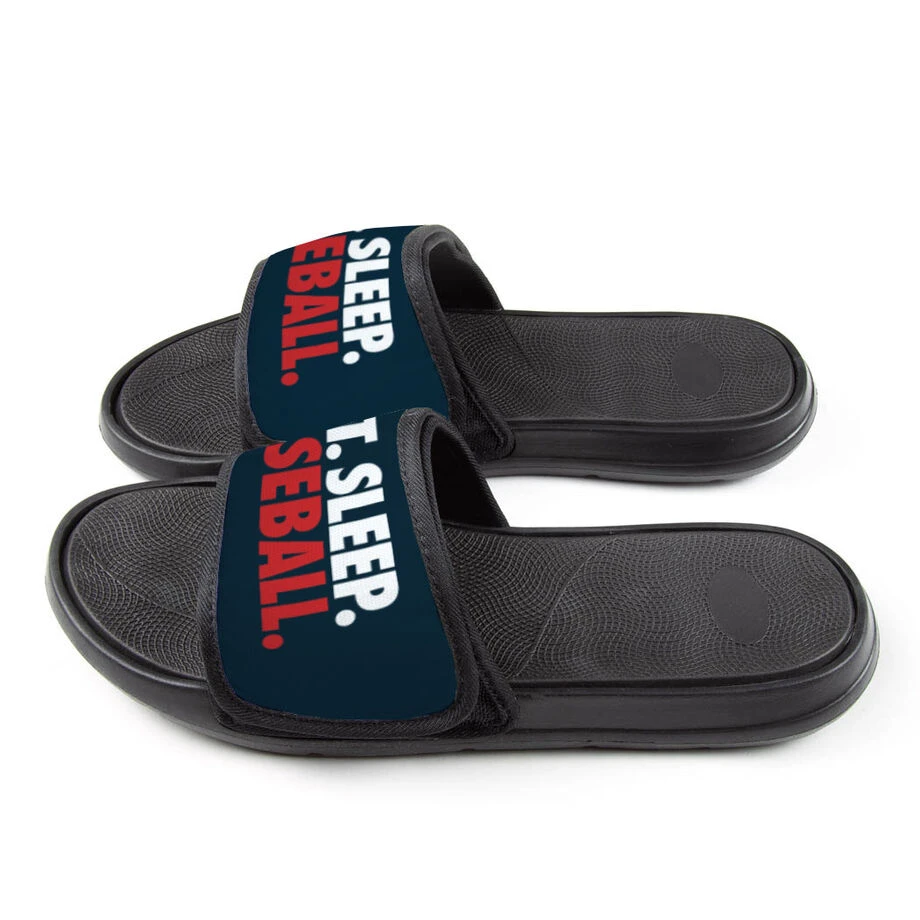 Baseball Repwell® Slide Sandals - Eat. Sleep. Baseball. 4 Baseball Repwell® Slide Sandals - Eat. Sleep. Baseball. - Image 4