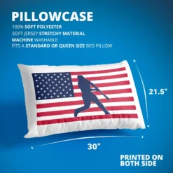 Baseball Pillowcase - Land That We Love 6 Baseball Pillowcase - Land That We Love -Sport Play Mode bs 03083 DETAILS