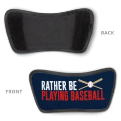 Baseball Repwell® Sandal Straps - Rather Be Playing Baseball -Sport Play Mode bs 03140 STRAPS DETAIL