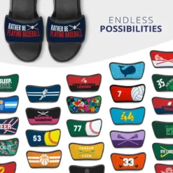 Baseball Repwell® Sandal Straps - Rather Be Playing Baseball -Sport Play Mode bs 03140 STRAPS MULTI