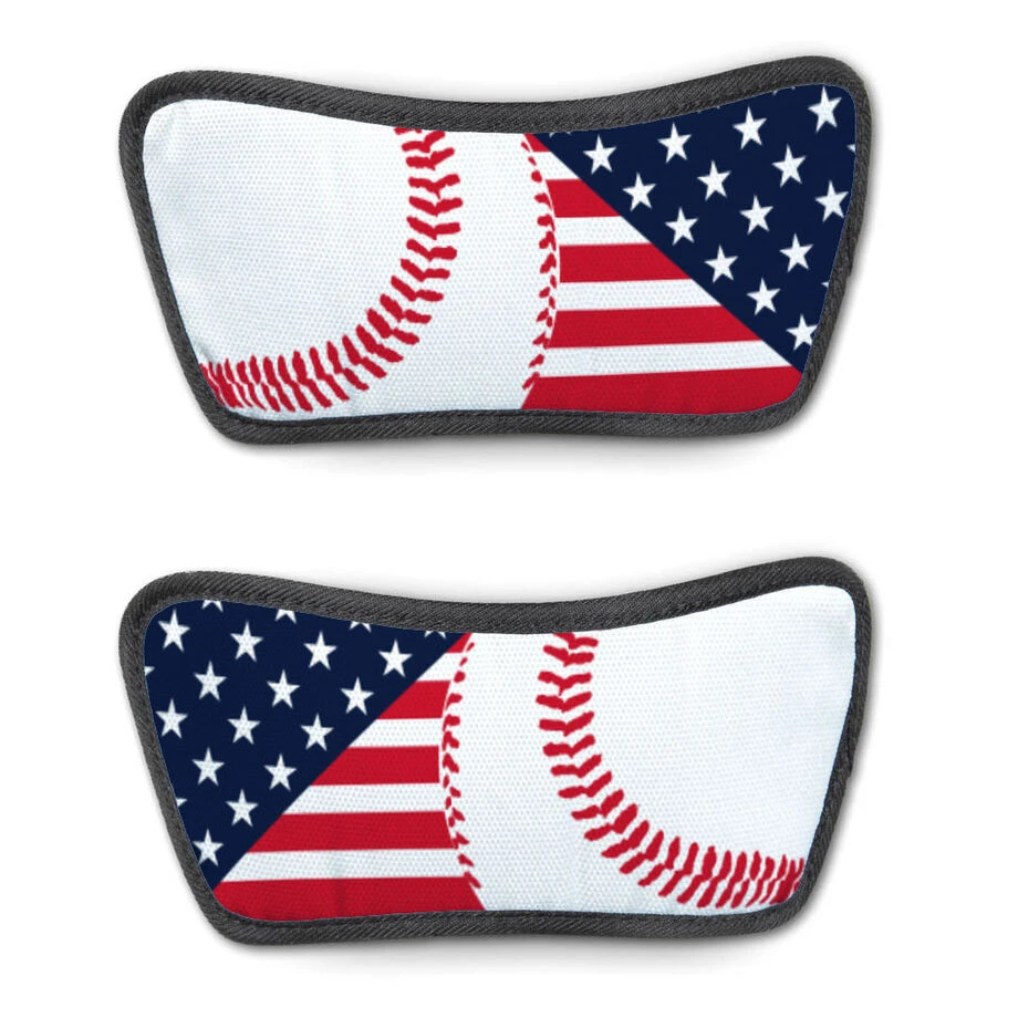Baseball Repwell® Sandal Straps - USA Flag 1 Baseball Repwell® Sandal Straps - USA Flag