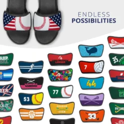 Baseball Repwell® Sandal Straps - USA Flag 9 Baseball Repwell® Sandal Straps - USA Flag -Sport Play Mode bs 03141 STRAPS MULTI