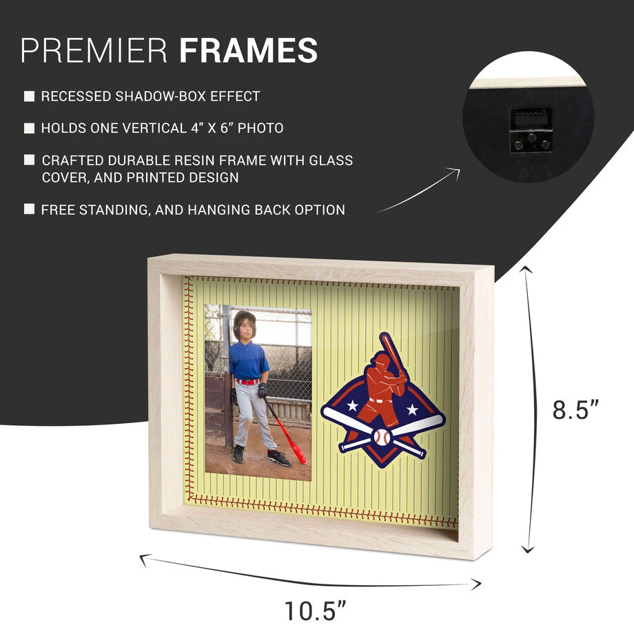 Baseball Premier Frame- Retro Pattern 3 Baseball Premier Frame- Retro Pattern - Image 3