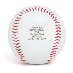 Baseball Custom Text Laser Engraved Baseball