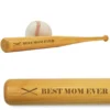 Engraved Mini Baseball Bat - Best Mom Ever