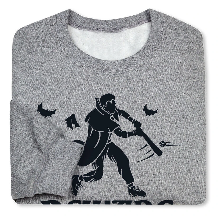 Baseball Crewneck Sweatshirt - Beware The Bat 4 Baseball Crewneck Sweatshirt - Beware The Bat - Image 4