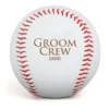 Engraved Baseball - Groom Crew
