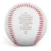 Engraved Baseball - Thanks Dad