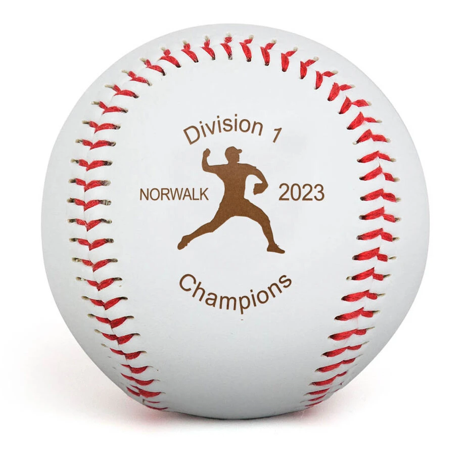 Engraved Baseball - Baseball Pitcher 1 Engraved Baseball - Baseball Pitcher