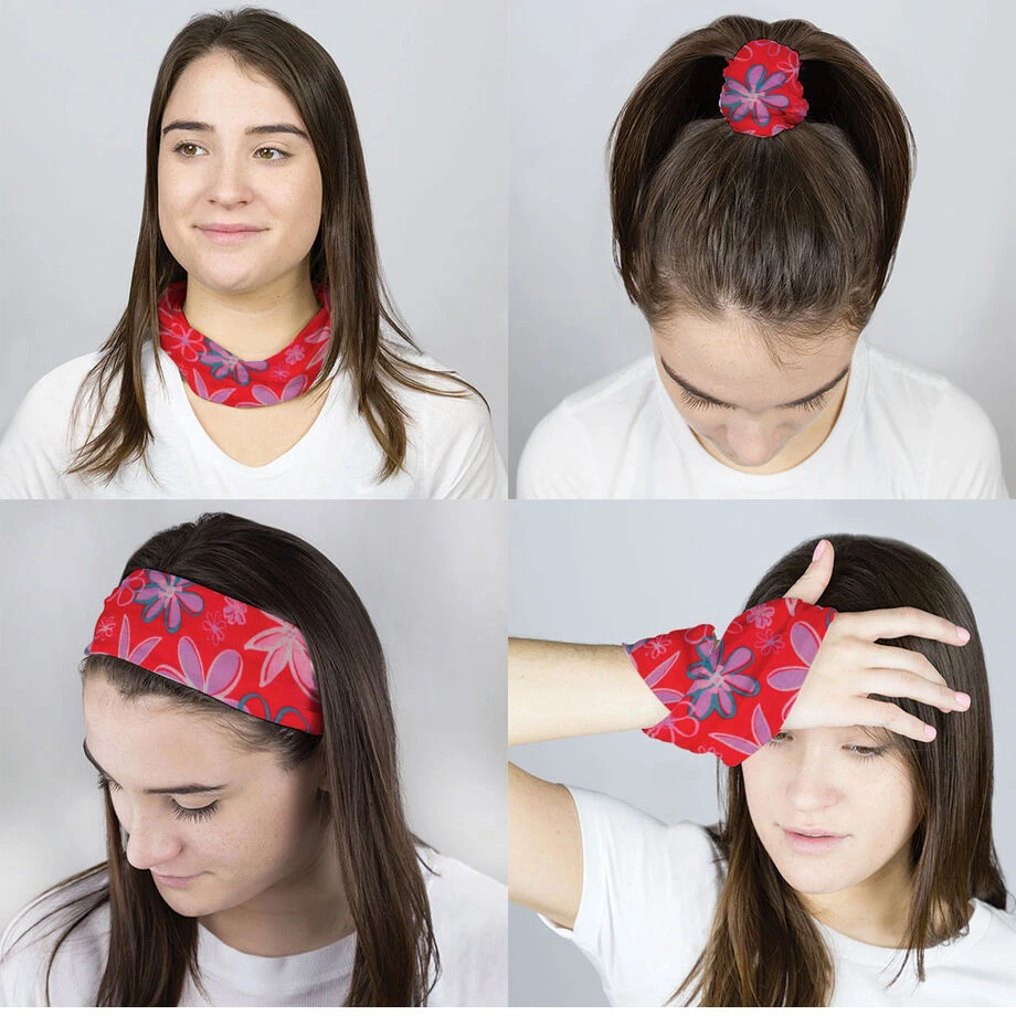 Multifunctional Headwear - Flowering Pink RokBAND 2 Multifunctional Headwear - Flowering Pink RokBAND - Image 2