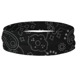 Multifunctional Headwear - Paisley Black RokBAND