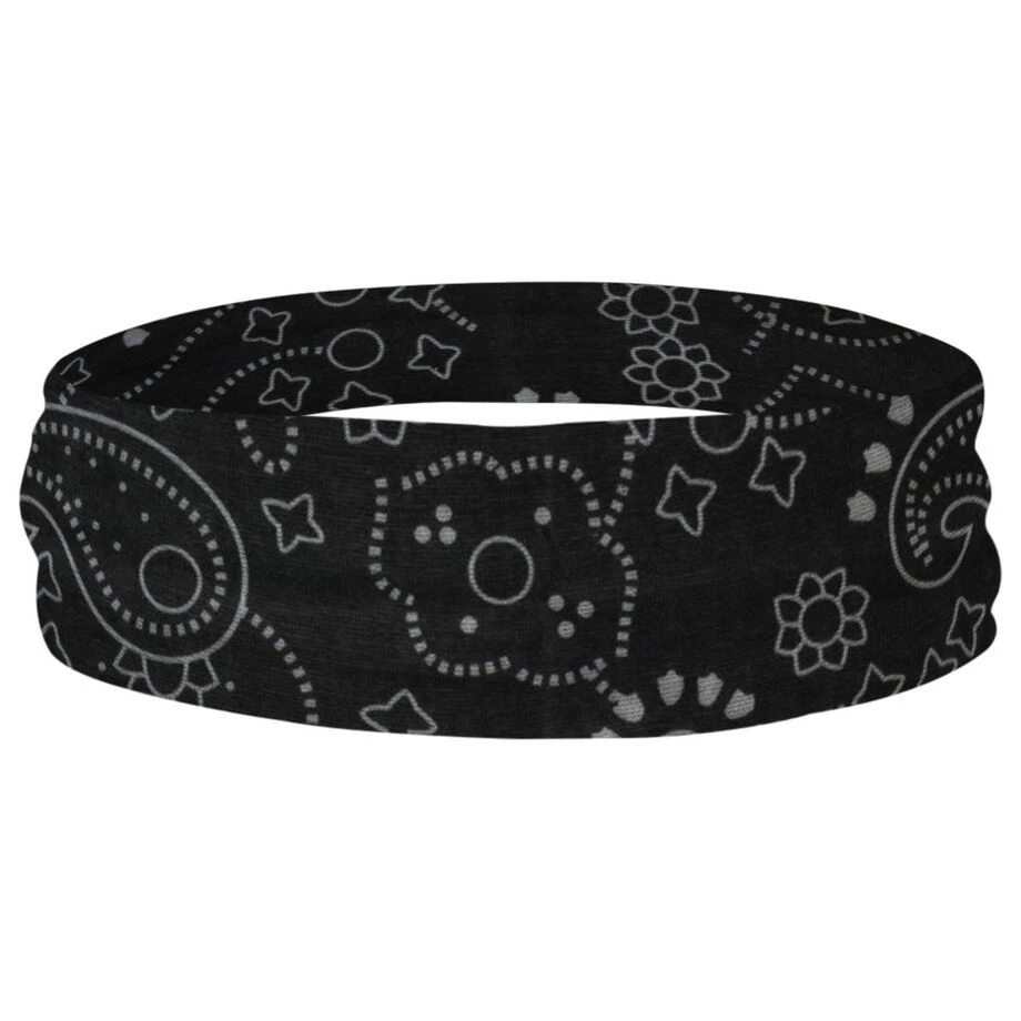 Multifunctional Headwear - Paisley Black RokBAND 1 Multifunctional Headwear - Paisley Black RokBAND