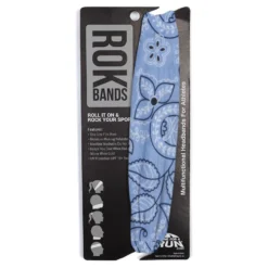 Multifunctional Headwear - Floral Blue RokBAND 11 Multifunctional Headwear - Floral Blue RokBAND -Sport Play Mode gs 00519 PACKAGING