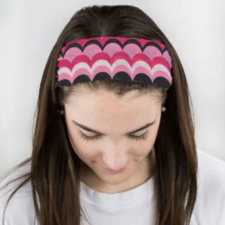 Multifunctional Headwear - Pink Waves RokBAND 8 Multifunctional Headwear - Pink Waves RokBAND -Sport Play Mode gs 00520 FEMALE1