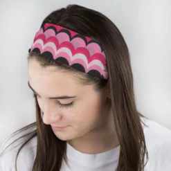 Multifunctional Headwear - Pink Waves RokBAND 9 Multifunctional Headwear - Pink Waves RokBAND -Sport Play Mode gs 00520 FEMALE2