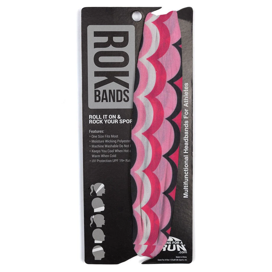 Multifunctional Headwear - Pink Waves RokBAND 6 Multifunctional Headwear - Pink Waves RokBAND - Image 6