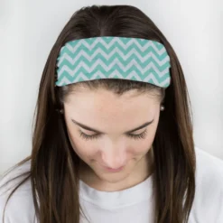 Multifunctional Headwear - Chevron Teal RokBAND 10 Multifunctional Headwear - Chevron Teal RokBAND -Sport Play Mode gs 00945 FEMALE1