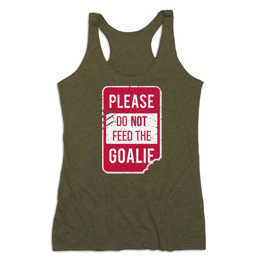 Women's Everyday Tank Top - Don’t Feed The Goalie 1 Women's Everyday Tank Top - Don’t Feed The Goalie