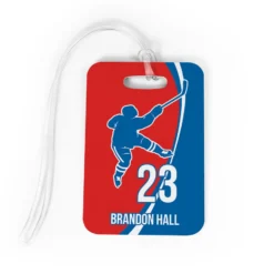 Hockey Bag/Luggage Tag - Personalized Hockey Slap Shot