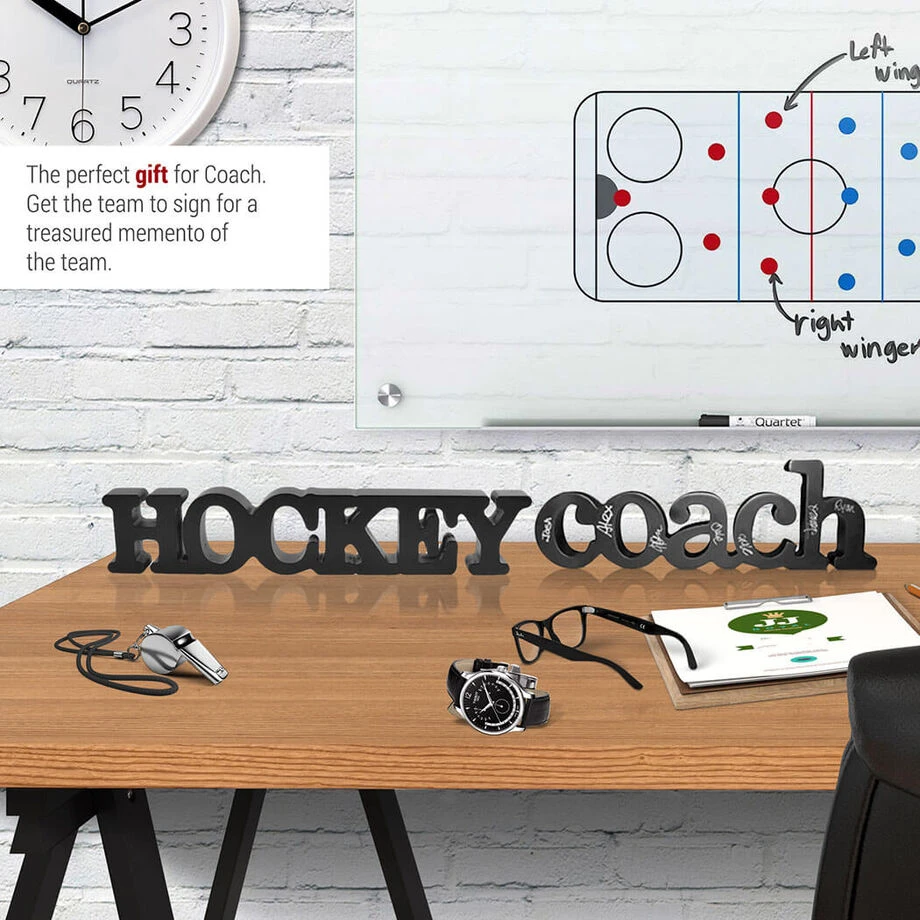 Hockey Coach Wood Words 4 Hockey Coach Wood Words - Image 4