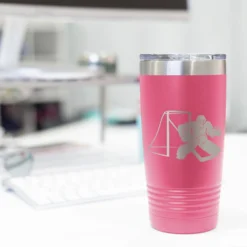 Hockey 20 Oz. Double Insulated Tumbler - Goalie -Sport Play Mode hk 04707 PINK DESK