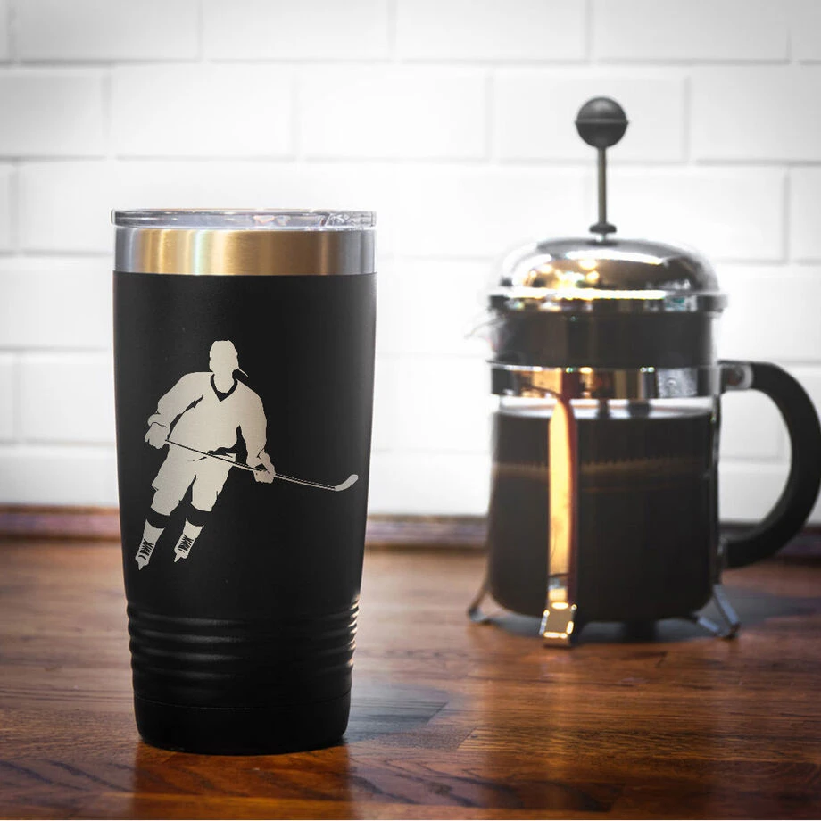 Hockey 20 Oz. Double Insulated Tumbler - Player 6 Hockey 20 Oz. Double Insulated Tumbler - Player - Image 6