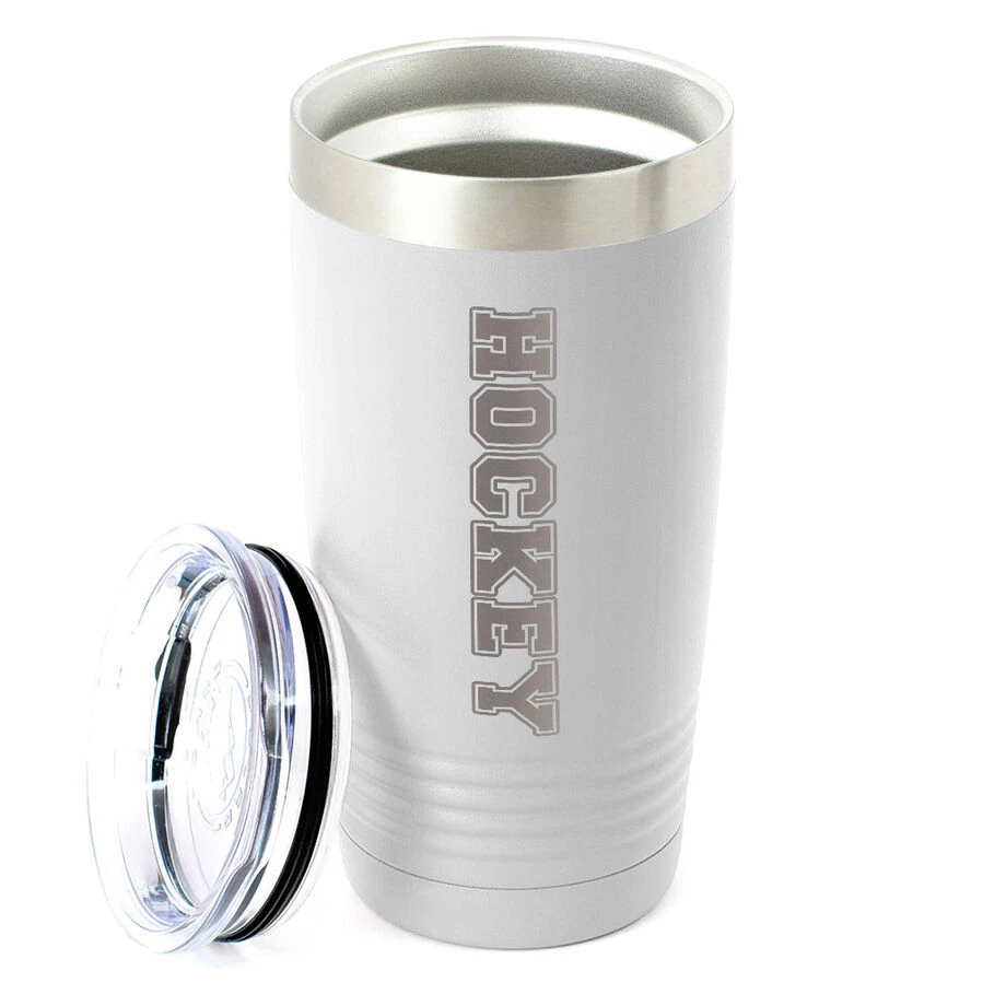 Hockey 20 Oz. Double Insulated Tumbler - Hockey 2 Hockey 20 Oz. Double Insulated Tumbler - Hockey - Image 2