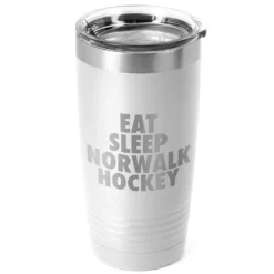 Hockey 20 Oz. Double Insulated Tumbler - Personalized Eat Sleep Hockey