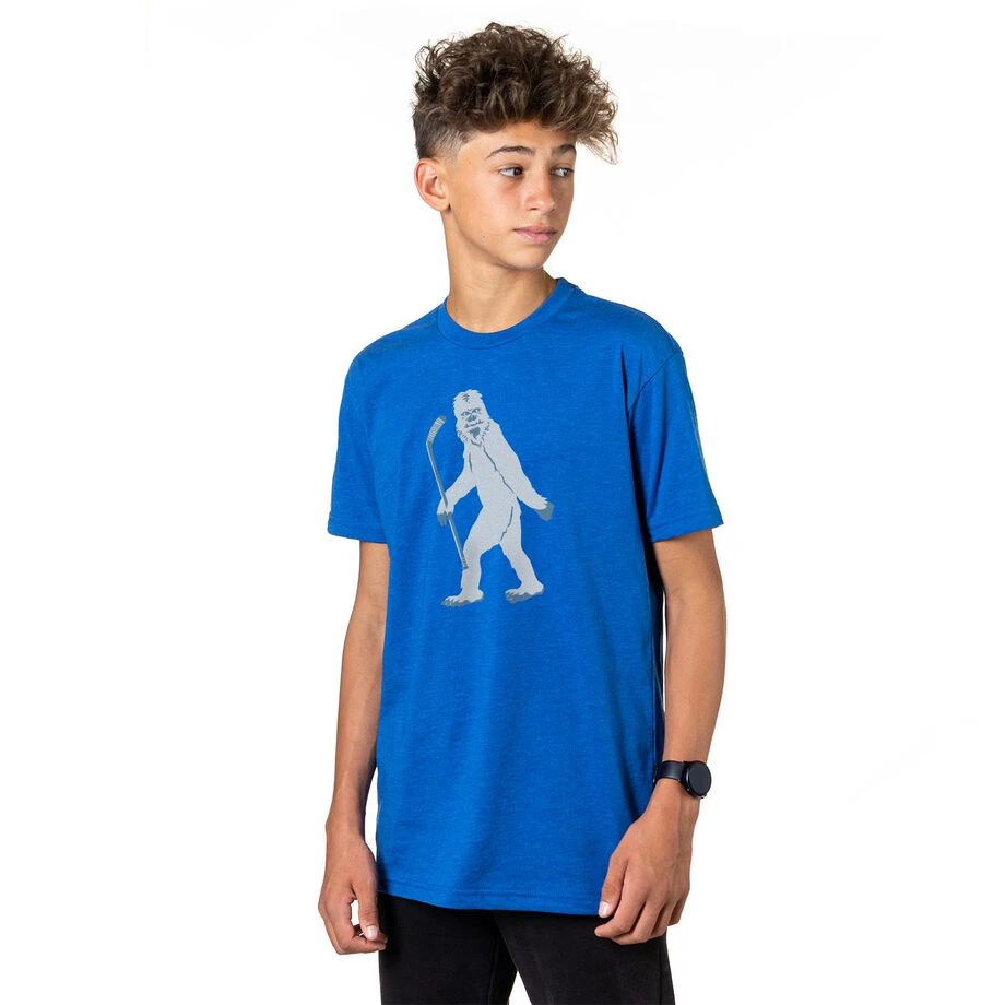 Hockey Short Sleeve T-Shirt - Yeti 2 Hockey Short Sleeve T-Shirt - Yeti - Image 2