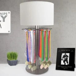 Hockey Tabletop Medal Display Lamp