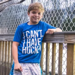 Hockey Short Sleeve T-Shirt - I Can't. I Have Hockey -Sport Play Mode hk 04992 ROYAL LIFESTYLE