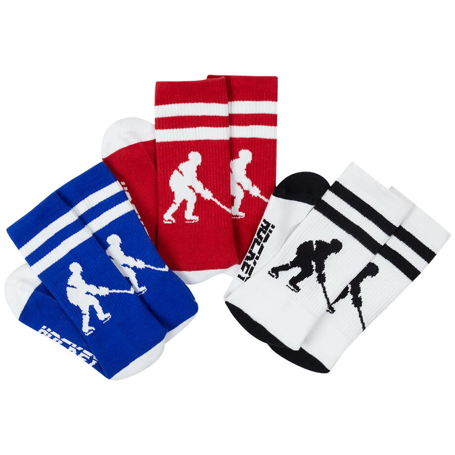 Hockey Woven Mid-Calf Sock Set - Player 3 Hockey Woven Mid-Calf Sock Set - Player - Image 3