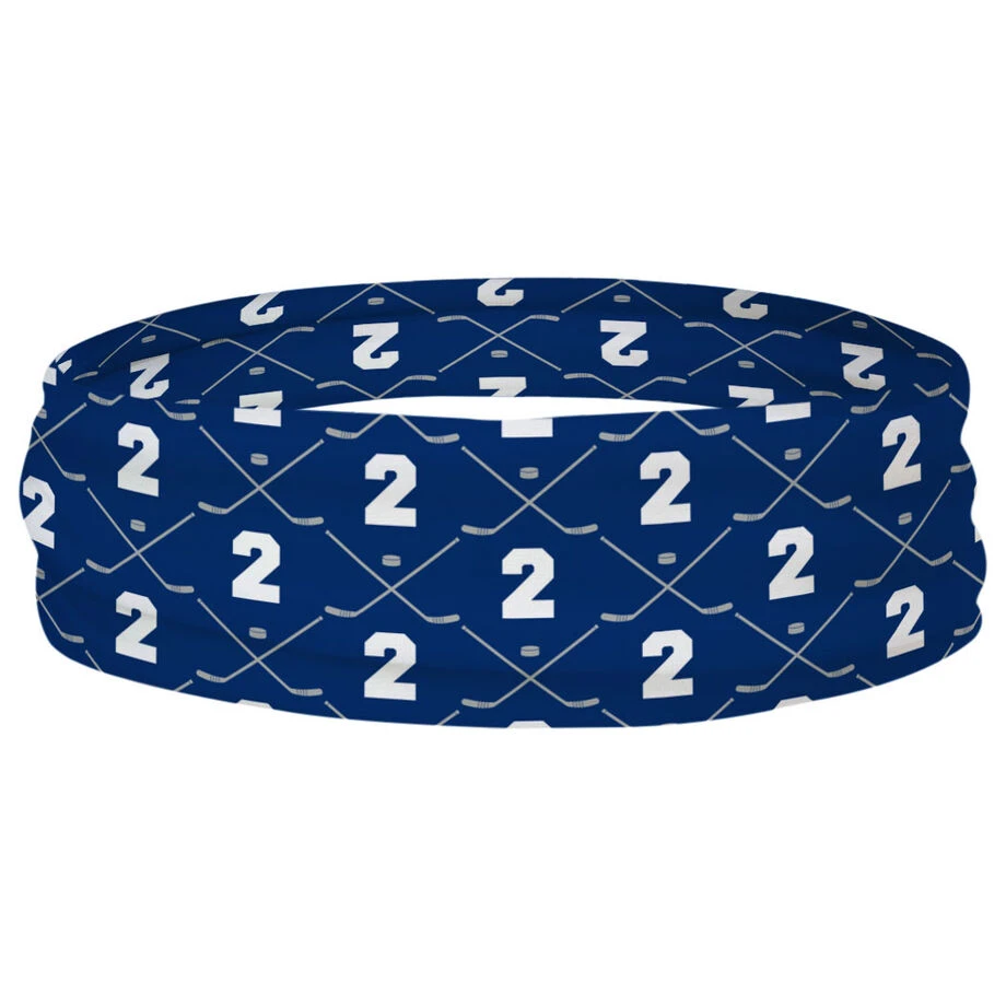 Hockey Multifunctional Headwear - Personalized Team Number Repeat RokBAND 3 Hockey Multifunctional Headwear - Personalized Team Number Repeat RokBAND - Image 3