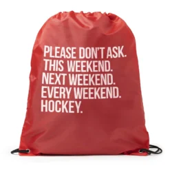 Hockey Drawstring Backpack - All Weekend Hockey