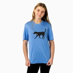 Hockey Short Sleeve Performance Tee - Howe The Hockey Dog 7 Hockey Short Sleeve Performance Tee - Howe The Hockey Dog -Sport Play Mode hk 05607 LIGHTBLUE MODEL F