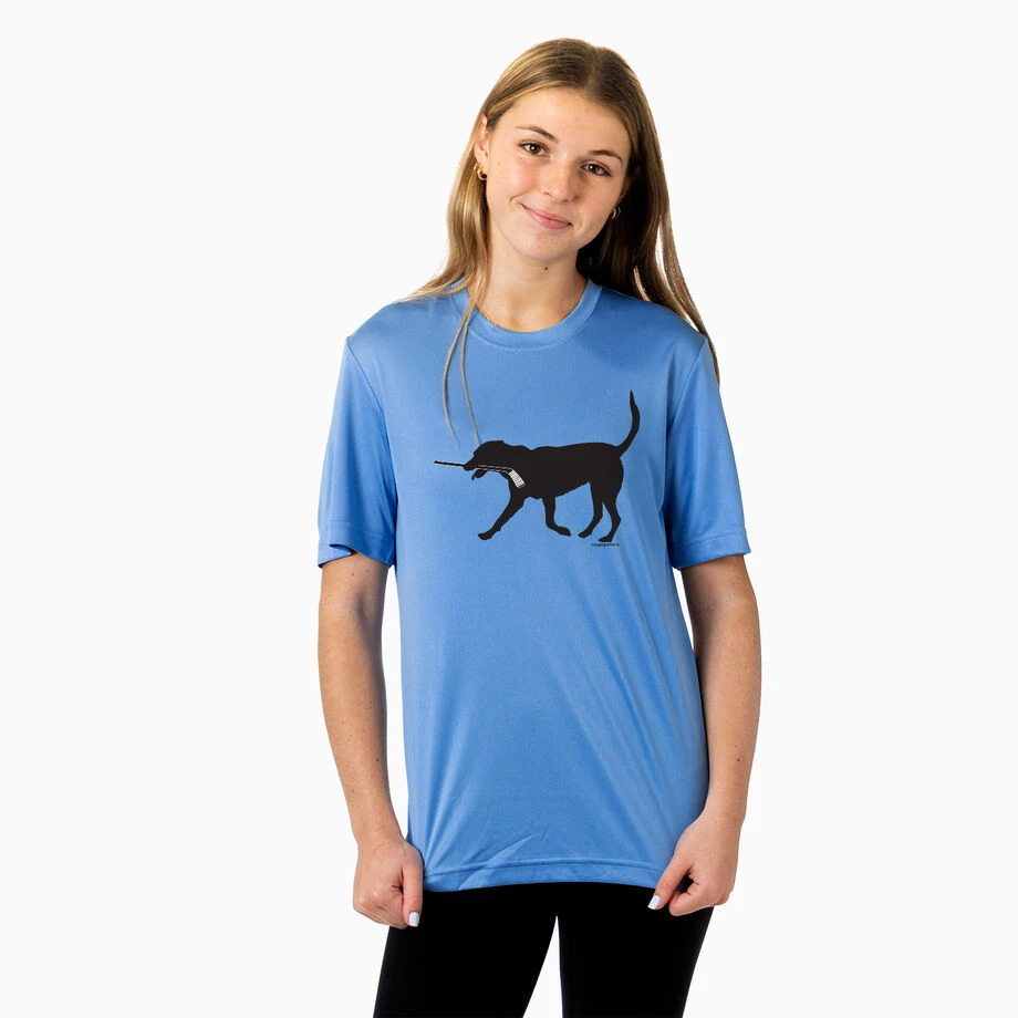 Hockey Short Sleeve Performance Tee - Howe The Hockey Dog 3 Hockey Short Sleeve Performance Tee - Howe The Hockey Dog - Image 3