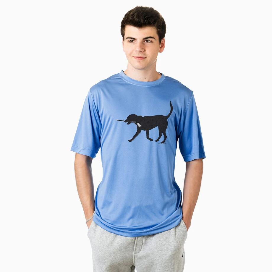 Hockey Short Sleeve Performance Tee - Howe The Hockey Dog 2 Hockey Short Sleeve Performance Tee - Howe The Hockey Dog - Image 2