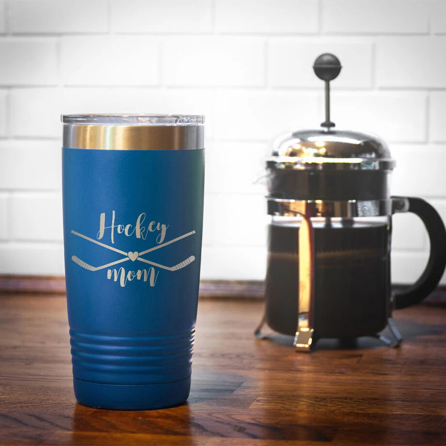 Hockey 20oz. Double Insulated Tumbler - Hockey Mom 6 Hockey 20oz. Double Insulated Tumbler - Hockey Mom - Image 6