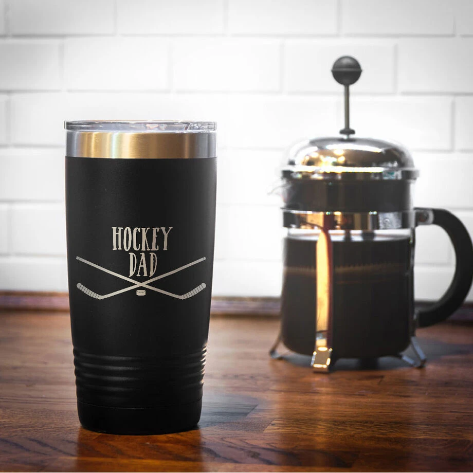 Hockey 20oz. Double Insulated Tumbler - Hockey Dad 6 Hockey 20oz. Double Insulated Tumbler - Hockey Dad - Image 6